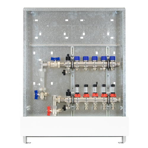 bild verteilerstation fussbodenheizung